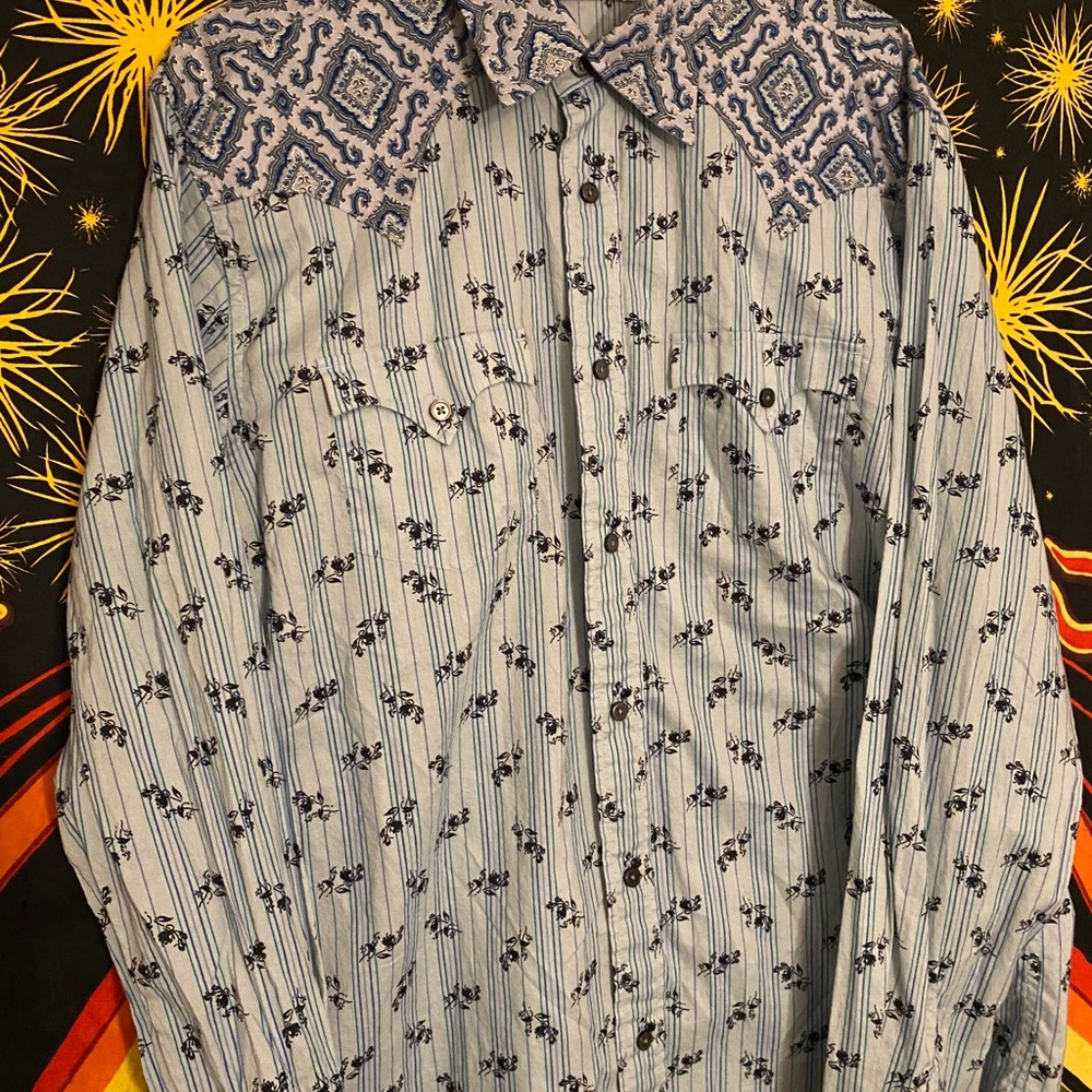 Express men’s large button up